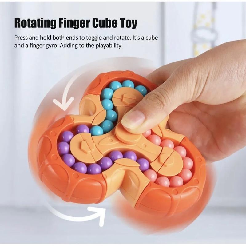 Six-sided Rotating Finger Gyro Fingertip Toy, Puzzle Early Education Toy, Exercise Thinking Space Imagination Ability, Leisure Toy Educational