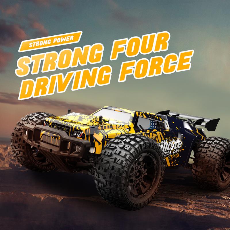 206E 1: 10 Full Scale Four-Wheel Drive Remote Control Brushless High-Speed Truck  High Speed Off road Remote Control Car, A RC drift