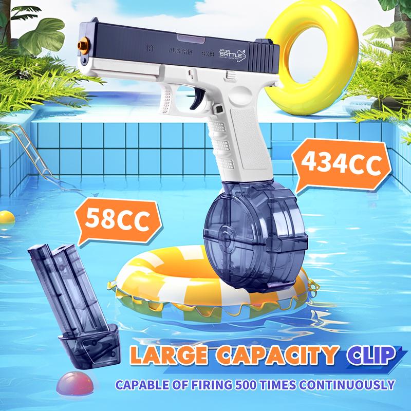 Waterproof Water Blaster Pool Toys for Adults and Kids 32 FT Long Range Rechargeable