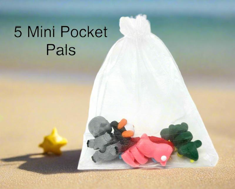 Mini Pocket Pals - Surprise Assortment of 3D Printed Animals and Characters in Vibrant Colors home gift animal figurine fidget toy collectible figurine desk pet pocket pet mini animal mini pack great meaningful gift Build Your modern desktop dog lover lov