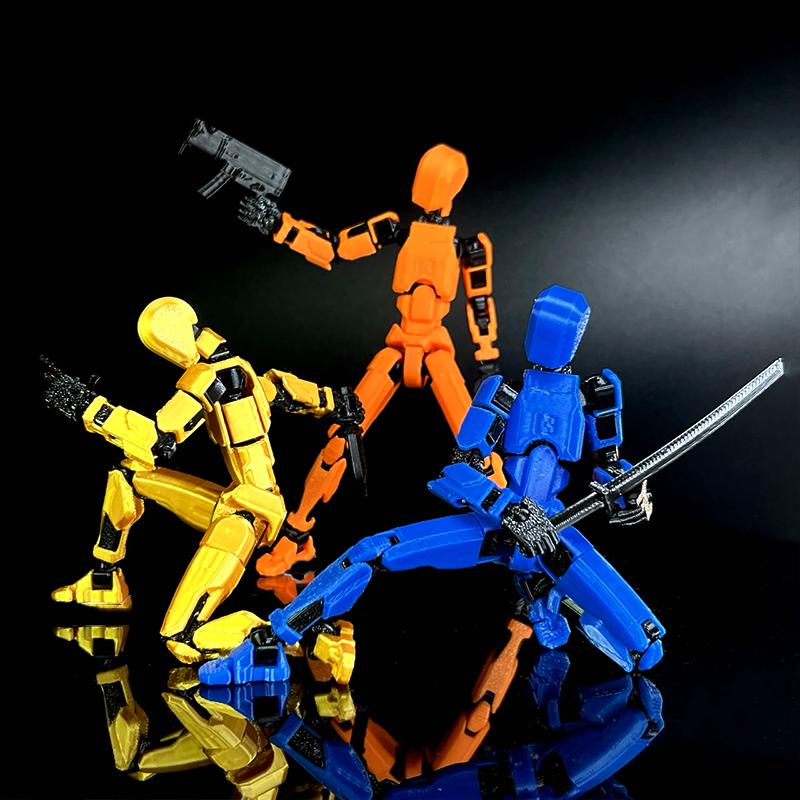 [ LEGEND STUDIO ] Assembled Upgrade Action Figure: 3D Printed, Advanced Articulation for Dynamic Poses | Personalized DlY Assembly | Premium ABS & PLA, ldeal Animation & Collector's ltem (Assembled, Includes 12 Exquisite Weapons )