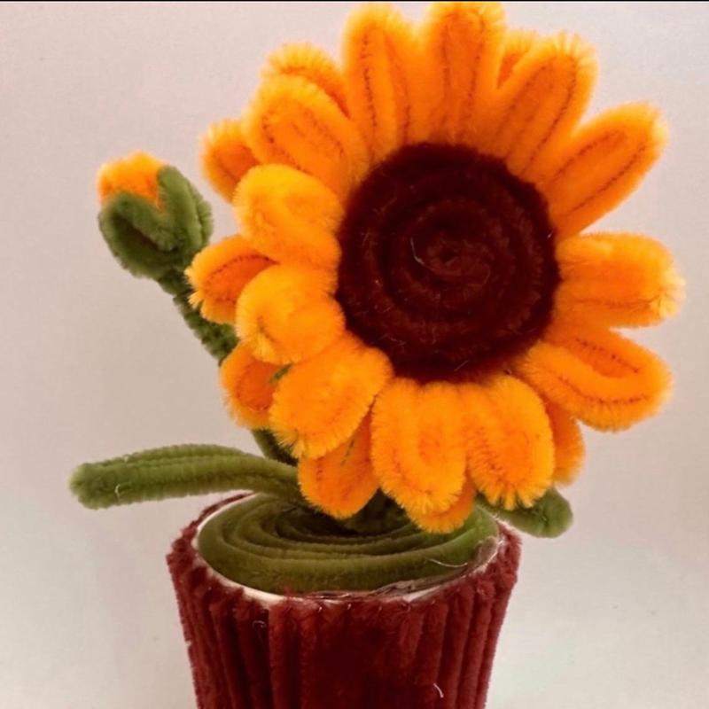 Handmade Sunflower Crochet Decor Gift for Her, Mom