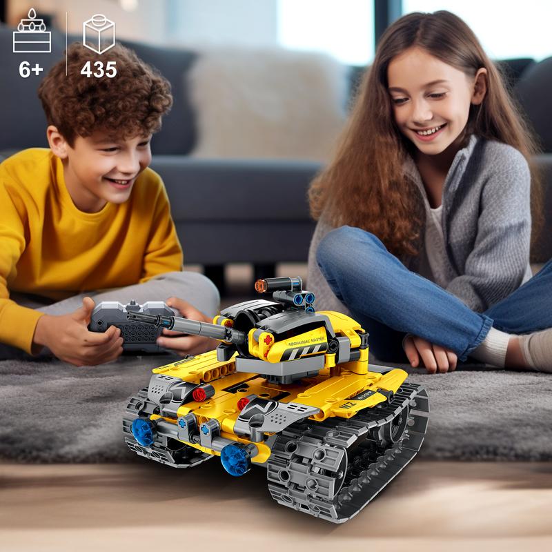 Sillbird 435 Pieces STEM Building Toys, Remote & App Controlled Creator 5in1 Wall Robot Explorer Robot Mech Dinosaur Toys Coding Set, Creative Gifts for Boys Girls Kids Aged 6 7 8-13