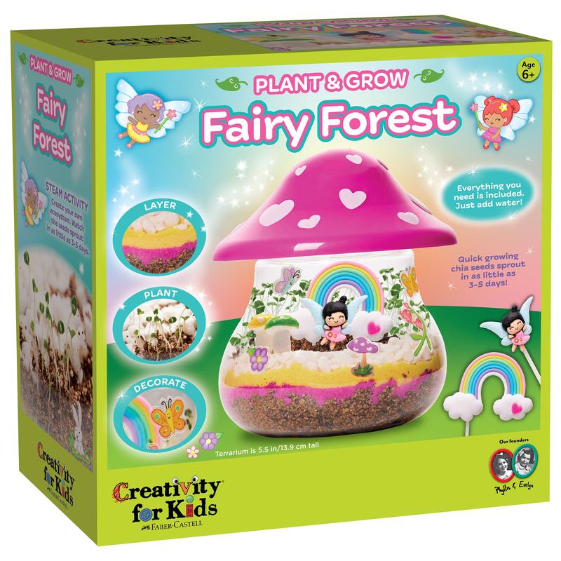 Creativity for Kids Fairy Forest Garden- Child, Beginner Craft Kit for Ages 6 to 9, Boys and Girls Faber-Castell Faber-Castell