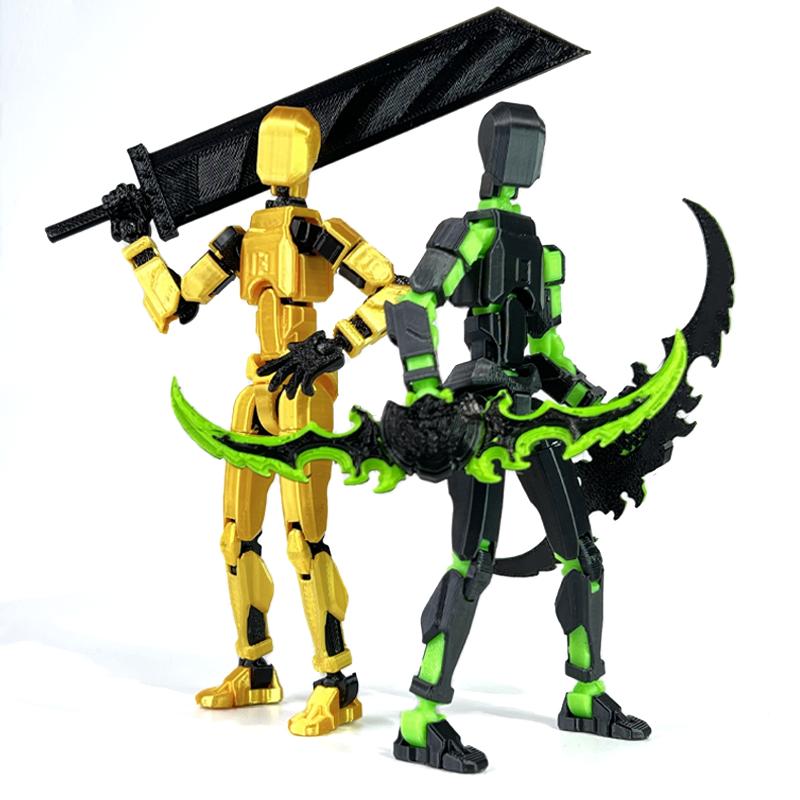 [ LEGEND STUDIO ] Assembled Legend 13 Action Figure: Legendary Collections 3D Printed Advanced Articulation for Dynamic Poses | Personalized DlY Assembly | Premium ABS & PLA, ldeal Animation & Collector's ltem (Assembled, Includes 4 Exquisite Weapons )