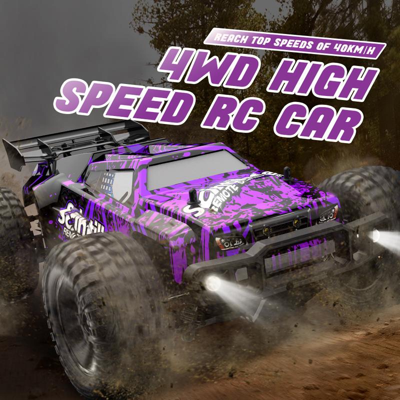 206E 1: 10 Full Scale Four-Wheel Drive Remote Control Brushless High-Speed Truck  High Speed Off road Remote Control Car, A RC drift