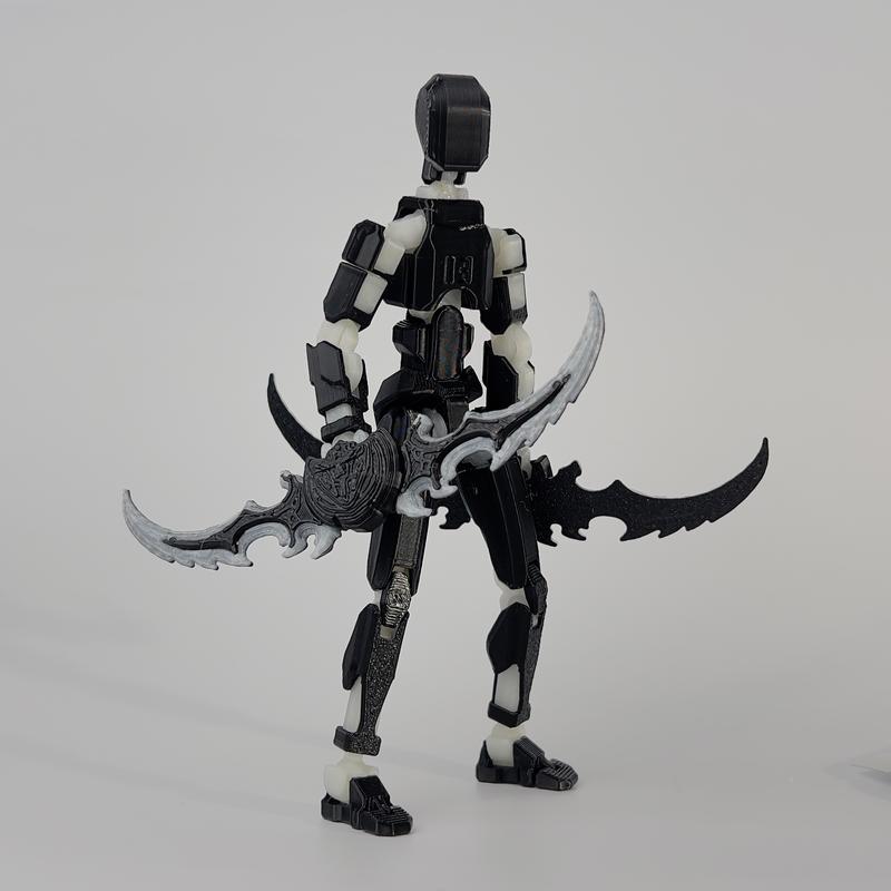 [ LEGEND STUDIO ] Assembled Legend 13 Action Figure: Legendary Collections 3D Printed Advanced Articulation for Dynamic Poses | Personalized DlY Assembly | Premium ABS & PLA, ldeal Animation & Collector's ltem (Assembled, Includes 4 Exquisite Weapons )