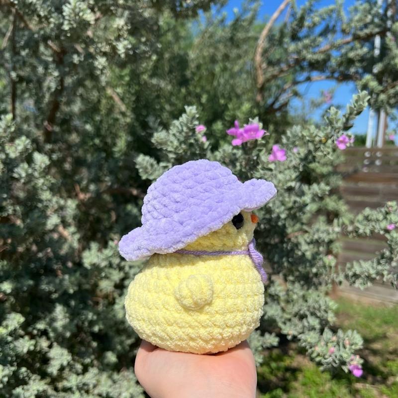 Crochet Ducky with Hat