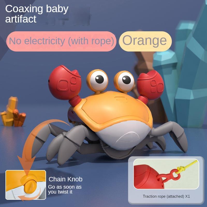 Automatic sensing crab, pet crab toy, obstacle avoidance crawling toy, electric automatic sensing obstacle avoidance animal, can crawl away simulated crabs