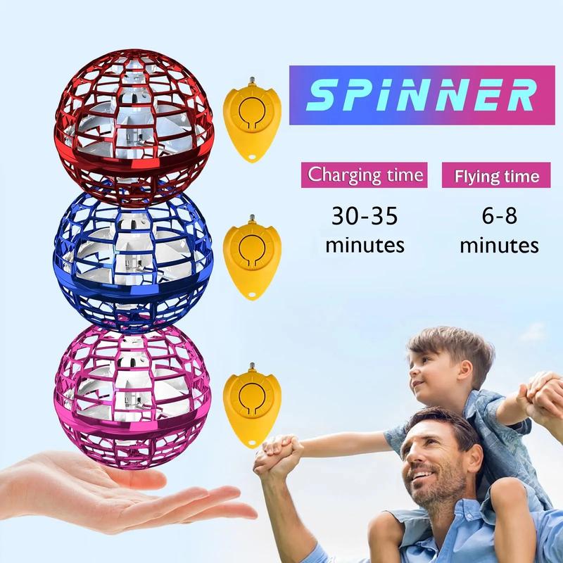 2024 Flying Orb Ball Toy,Cosmic Globe Boomerang Hover Ball Galactic Fidget Spinner, Hand Drone Orbit, Cool Toys Gift for 6 7 8 9 10+ Year Old Boys Girls Teens Outdoor Toys