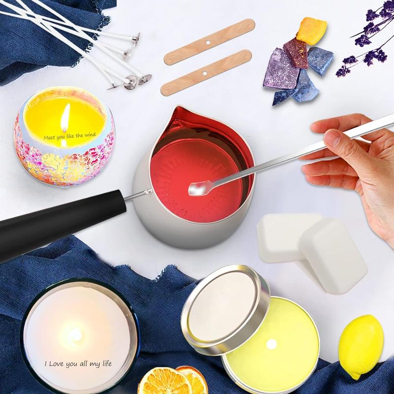 Candle Making Kit for Adults Beginners,Candle Making Supplies Include Soy Wax