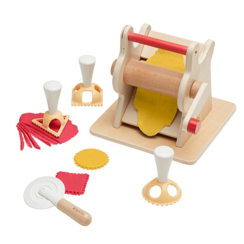 KiwiCo Fun Dough Pasta Making Set | Learn Early Math, Shapes, Problem Solving, and Motor Skills with Educational Kitchen Toy | Pretend Play Food Pasta Set | Ages 3+