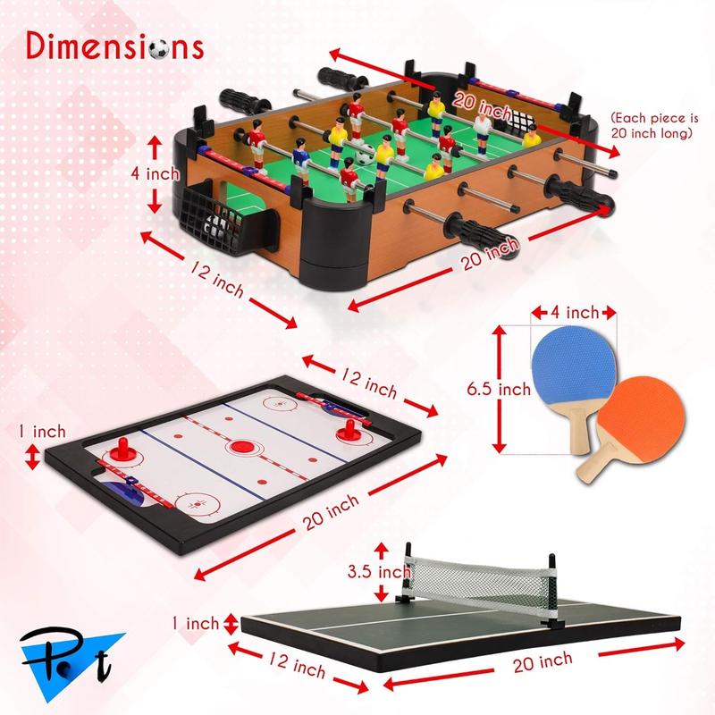 Hockey Table, Mini Table  for , Arcade  for Boys & Girls,  Gift fro  Ages 3+