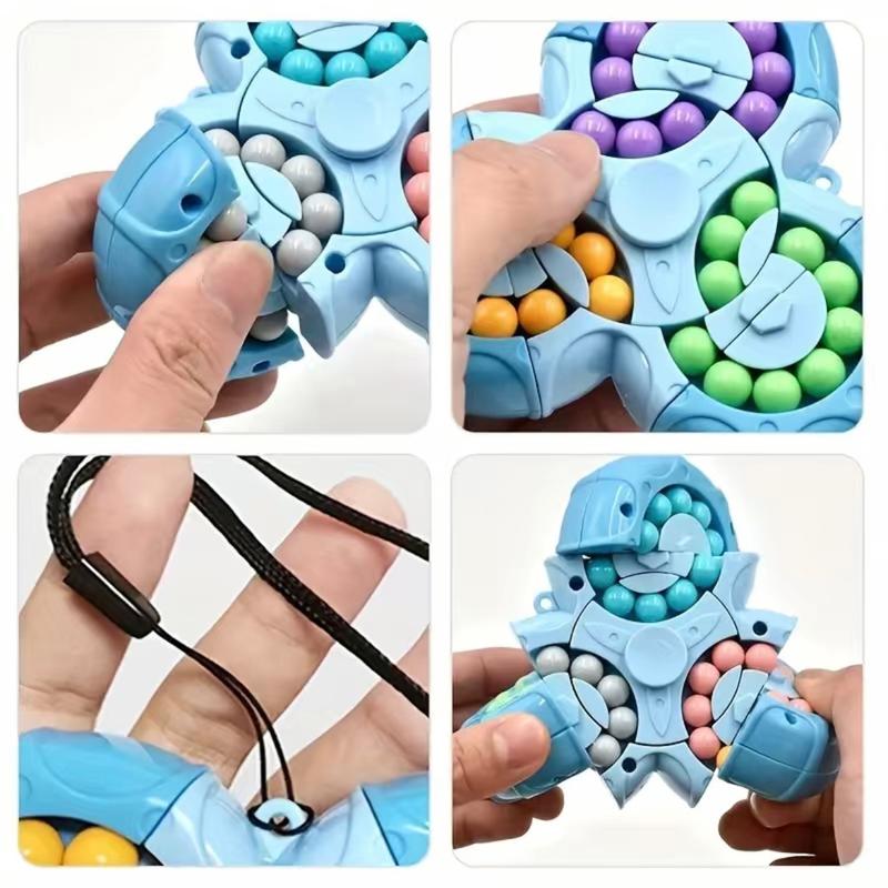 Six-sided Rotating Finger Gyro Fingertip Toy, Puzzle Early Education Toy, Exercise Thinking Space Imagination Ability, Leisure Toy Educational