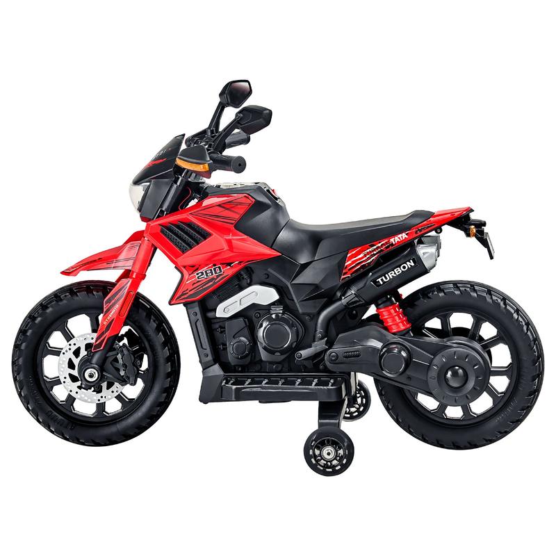 Kids Ride on Motorcycle 12V Electric Motorbike with LED for Kids Aged 3+