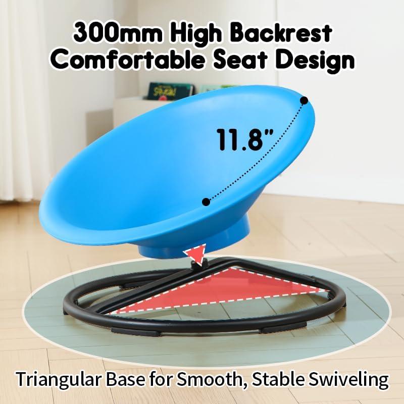 Spinning Chair For Kids,Sit and Spin Toy for To ddIe r,ADHD Anxiety Tools,Kids Furniture,Sensory Swivel Chair Enhancing Motor Skills,Educational Indoor&Outdoor Toys