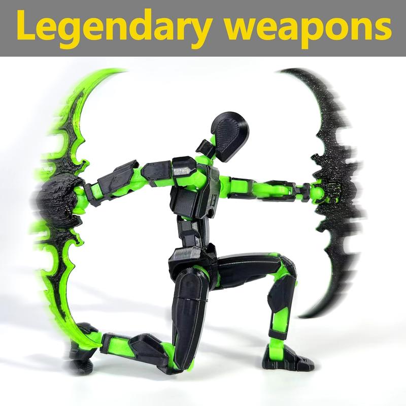 [ LEGEND STUDIO ] Assembled Legend 13 Action Figure: Legendary Collections 3D Printed Advanced Articulation for Dynamic Poses | Personalized DlY Assembly | Premium ABS & PLA, ldeal Animation & Collector's ltem (Assembled, Includes 4 Exquisite Weapons )