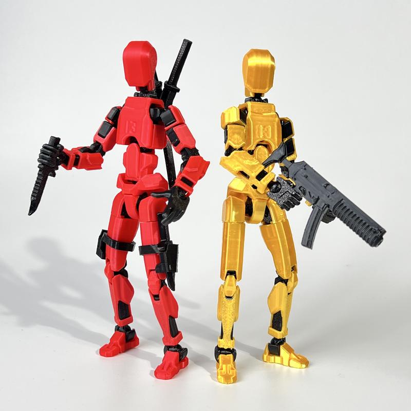 [ LEGEND STUDIO ] Assembled Upgrade Action Figure: 3D Printed, Advanced Articulation for Dynamic Poses | Personalized DlY Assembly | Premium ABS & PLA, ldeal Animation & Collector's ltem (Assembled, Includes 12 Exquisite Weapons )