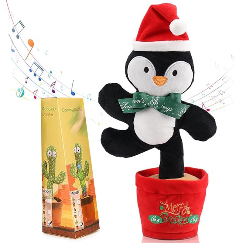 Christmas Dancing Toy Talking Singing Plush Toy boys and girls Plush Repeating Toy Imitating Interactive Toys