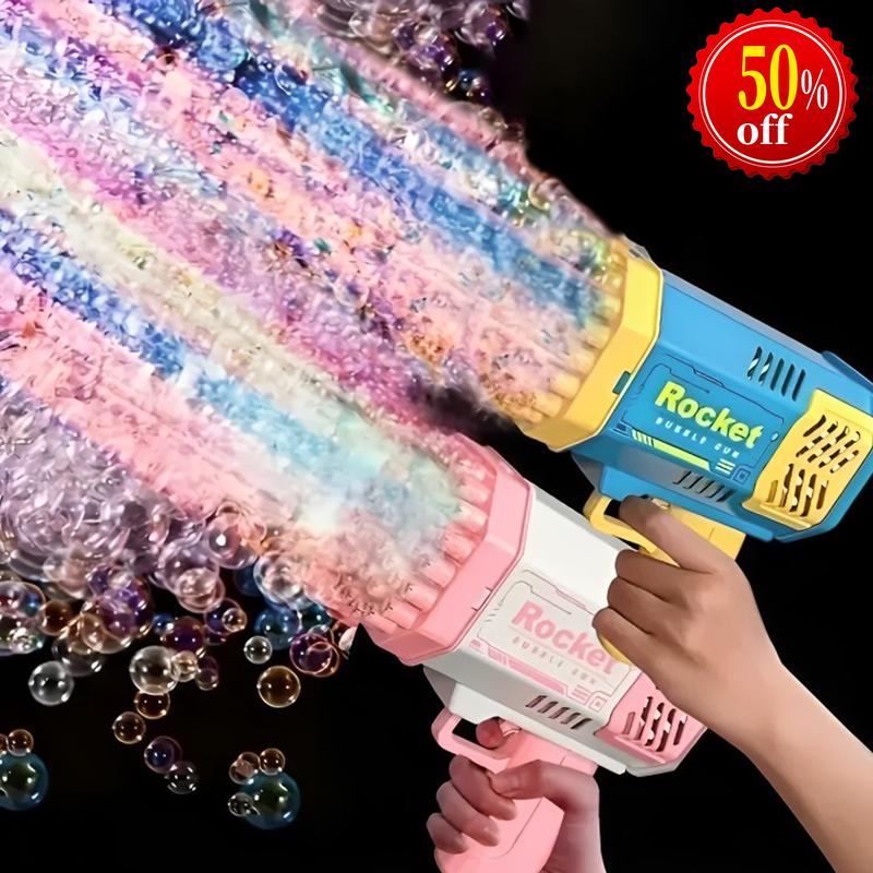 Christmas Bubble Machine Gun Kids Toys, FOR SUMMER, Bubble Gun with Colorful Lights and Thousands Bubbles, Outdoor Toy Birthday Party Favors Gifts for Boys Girls Age 3 4 5 6 7 8 9 10 11 12 Years Old