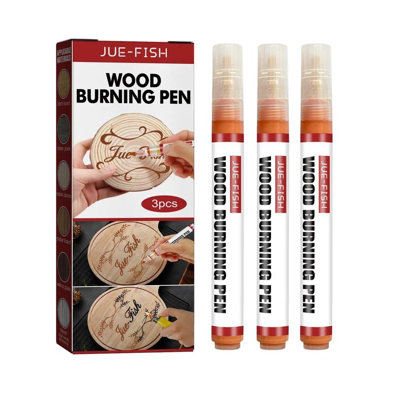 Wood Burning Pen Set, 3 Counts set DIY Wood Burning Pen, DIY Wood Working Pen, Handmade Wood Working Tool