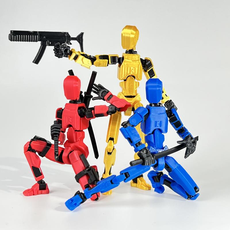 [ LEGEND STUDIO ] Assembled Upgrade Action Figure: 3D Printed, Advanced Articulation for Dynamic Poses | Personalized DlY Assembly | Premium ABS & PLA, ldeal Animation & Collector's ltem (Assembled, Includes 12 Exquisite Weapons )