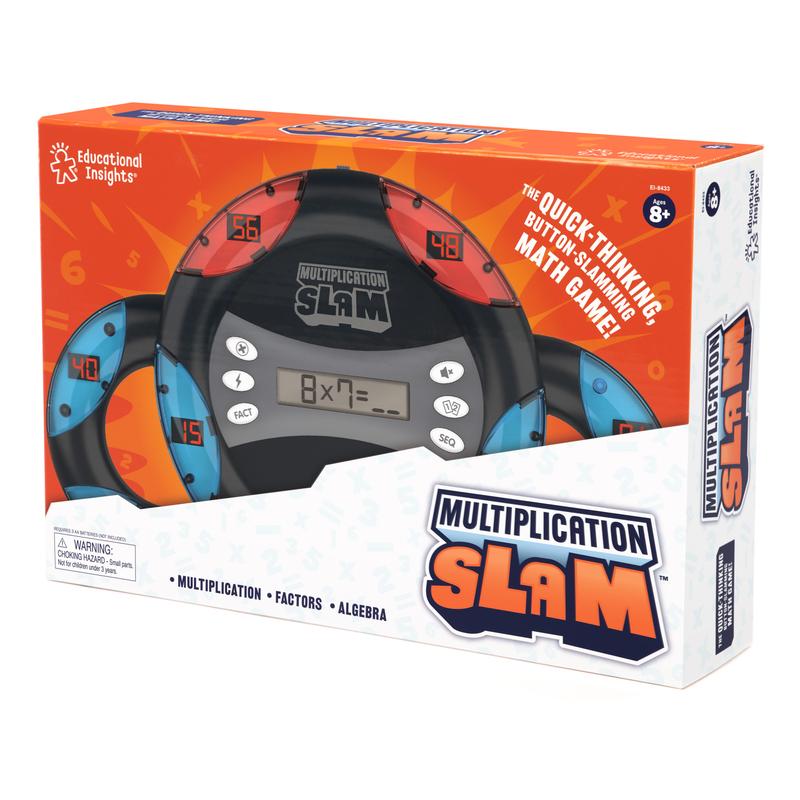 Educational Insights Multiplication Slam, Electronic Math Game, Gift for Boys & Girls Ages 8+