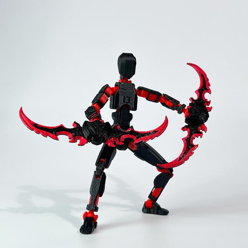 [ LEGEND STUDIO ] Assembled Legend 13 Action Figure: Legendary Collections 3D Printed Advanced Articulation for Dynamic Poses | Personalized DlY Assembly | Premium ABS & PLA, ldeal Animation & Collector's ltem (Assembled, Includes 4 Exquisite Weapons )