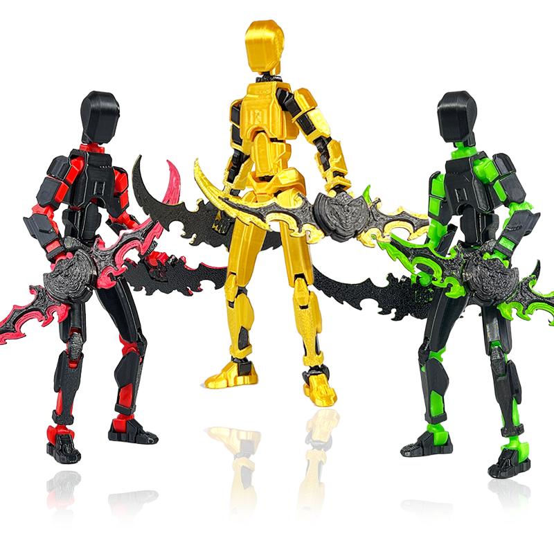 [ LEGEND STUDIO ] Assembled Legend 13 Action Figure: Legendary Collections 3D Printed Advanced Articulation for Dynamic Poses | Personalized DlY Assembly | Premium ABS & PLA, ldeal Animation & Collector's ltem (Assembled, Includes 4 Exquisite Weapons )