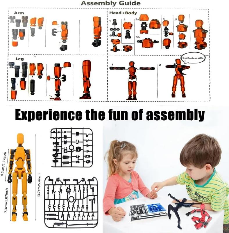 14 New Colors DIY T13 Lucky Puppet Joints Can Move DIY Doll Generation Dummy Doll DIY Body  Decompression Tabletop Display