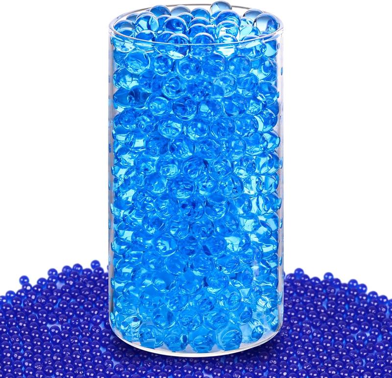 15000 count Blue Vase Fillers, Jelly Beads Gel Beads for Floating  Candle Vase Fillers