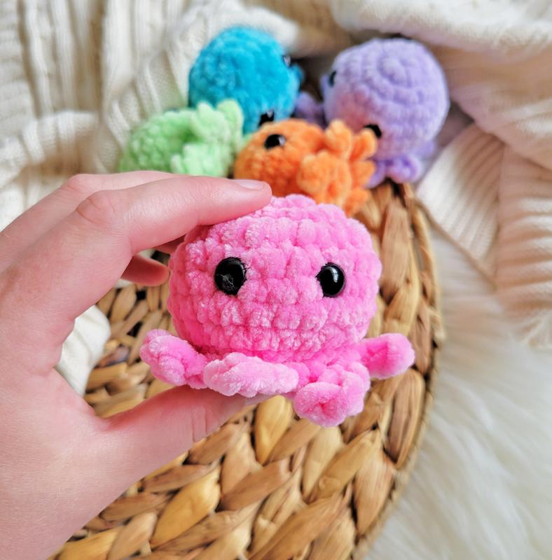 Mini Crochet Octopus