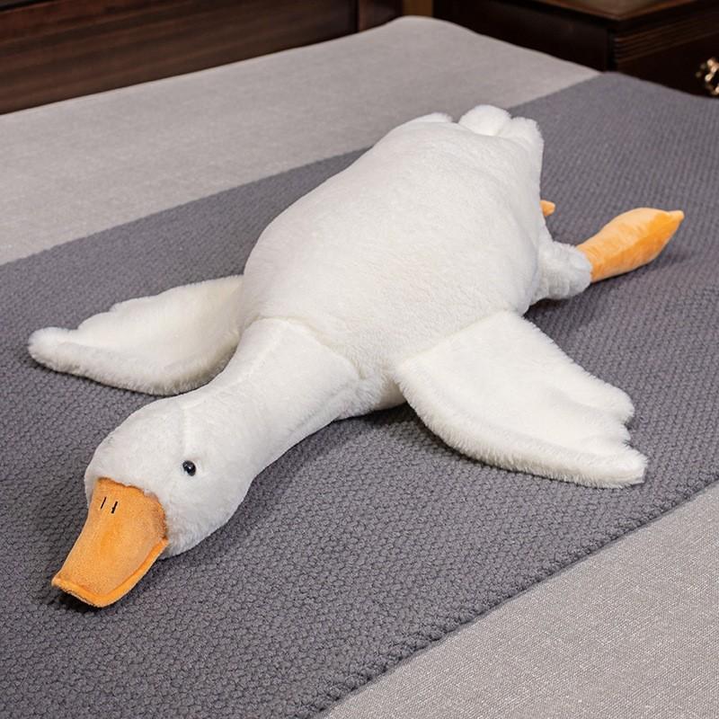 Cute Goose Design Plush Toy, Soft Stuffed Animal Plushie, Stuffed Toys for Adults, Lovely Pillow, Huggable Duck Plushie, Birthday Gifts, Decoration for Room, Halloween, Fall, Room Decor, Thanksgiving Christmas Gift Set, My First Addiction Toys