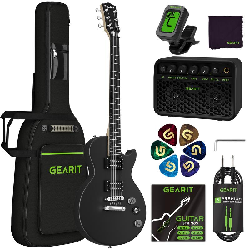 GEARit Valley Series 39” Electric Guitar Set w Amplifier, H-H Pickups with Coil Split, All-Inclusive Starter Kit