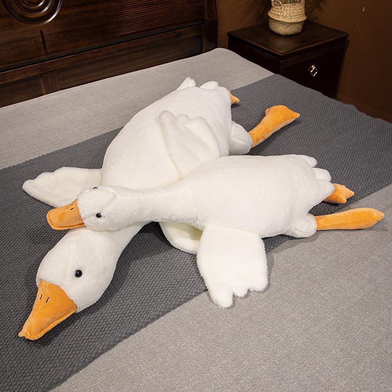 Large Goose Plush Toy, Soft Plush Stuffed White Goose Pillow, Kawaii Big White Goose Plush Toy, Birthday Gift