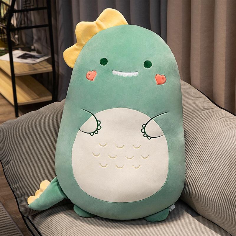 New Fat Kawaii Chicken Bear Rabbit Penguin Piggy Dinosaur Plush Pillow Toys Soft Stuffed Animal Doll Chair Cushion High Quality