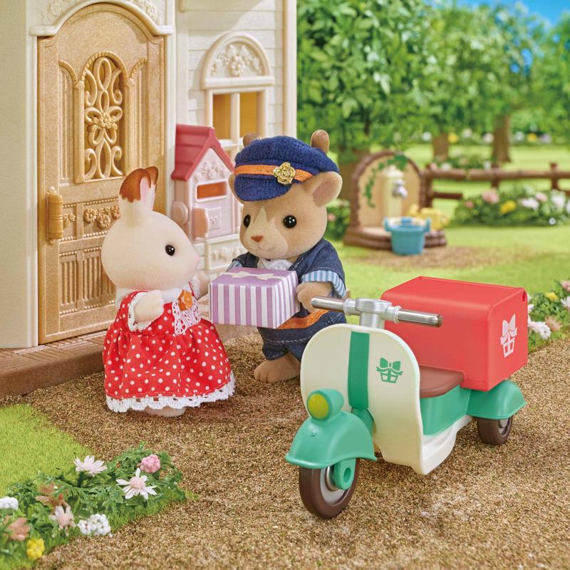 Calico Critters Delivery Driver Set, Dollhouse Playset with 1 Figure and Accessories, Online Exclusive