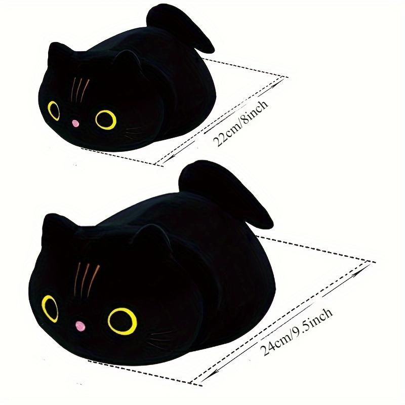 8  10inch Adorable Kawaii Cat Plush Pillow - Soft Anime Cushion for Cozy Snuggles & Party Decor, Ideal Gift for Kids & Teens