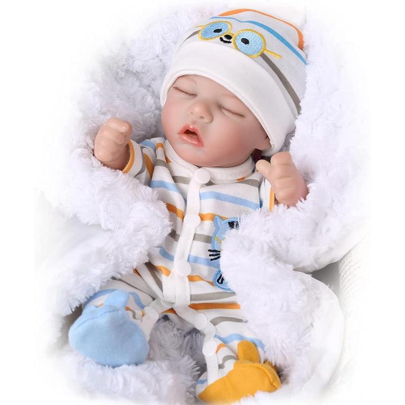 Reborn Baby Dolls - 12 Inch Realistic Sleeping Newborn Small Baby Doll For 3 + Year Old Kids