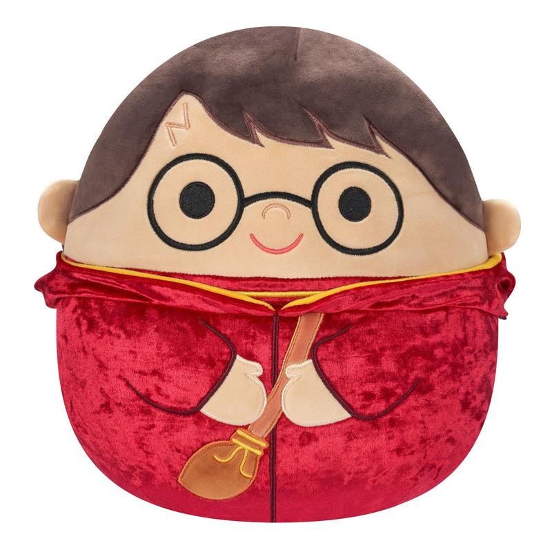 Squishmallows 12-Inch Harry Potter and 4-Inch Golden Snitch, 2-Pack, Ultrasoft Stuffed, Premium Collectible, High-quality and Perfect to Snuggle With