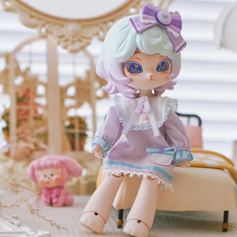 Ball Jointed Dolls Blind Box for Girls Boys, 1 12 BJD Cute Anime Action Figures with Clothes, Surprise Birthday (Bonnie-C, Box, 1)