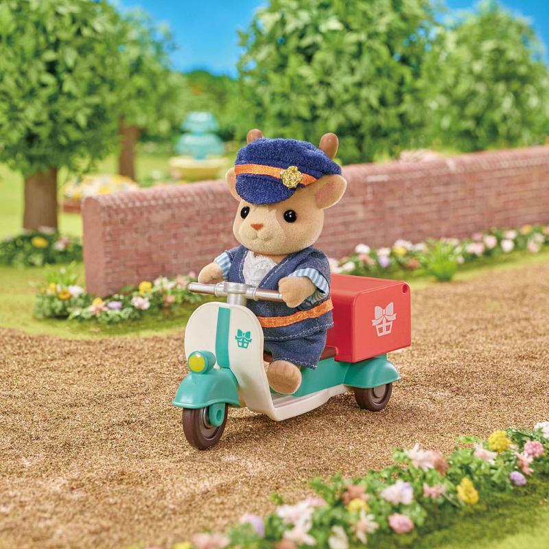 Calico Critters Delivery Driver Set, Dollhouse Playset with 1 Figure and Accessories, Online Exclusive