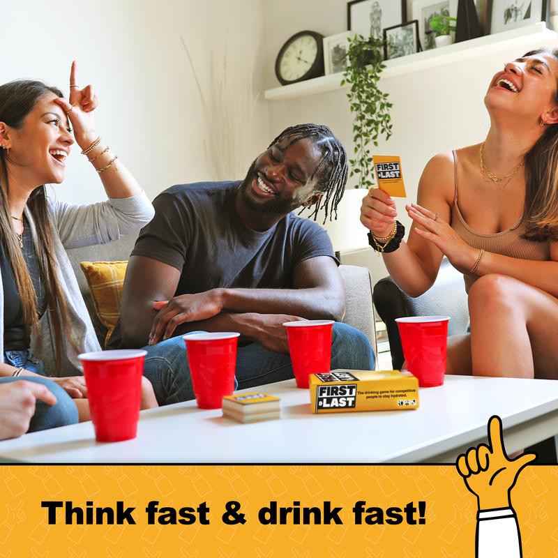 First & Last – The Drinking Game That Brings The Competition – From the Creators of Buzzed!