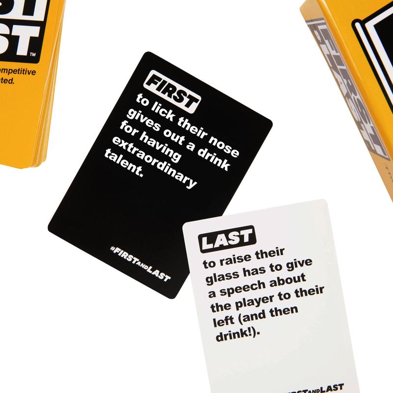 First & Last – The Drinking Game That Brings The Competition – From the Creators of Buzzed!