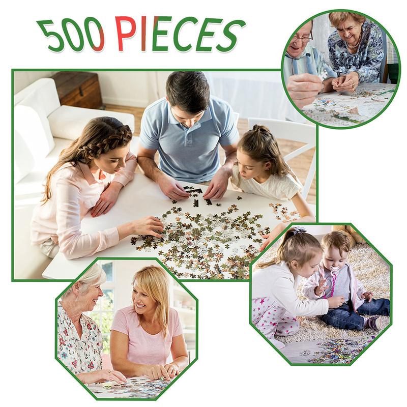 HUADADA 500 piece adult puzzle, Cologne Old Town Pier, suitable for family decoration holiday gifts, family games, grandparents storm