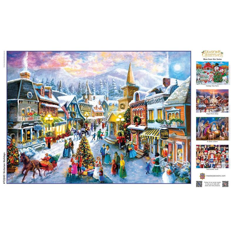 MasterPieces - Season's Greetings - Victorian Holidays 1000 Piece Jigsaw Puzzle