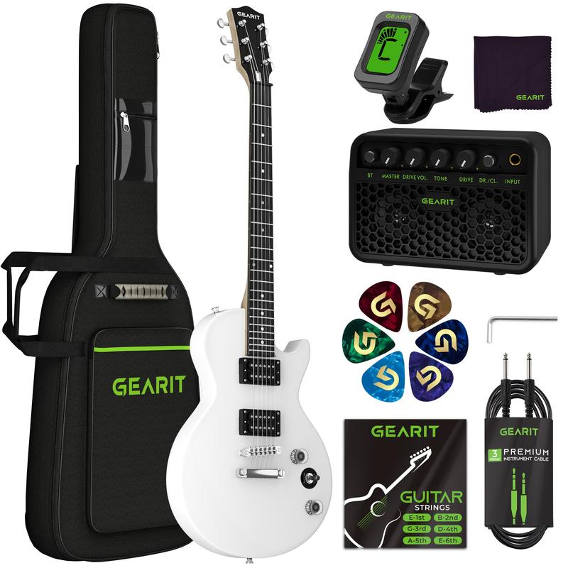 GEARit Valley Series 39” Electric Guitar Set w Amplifier, H-H Pickups with Coil Split, All-Inclusive Starter Kit