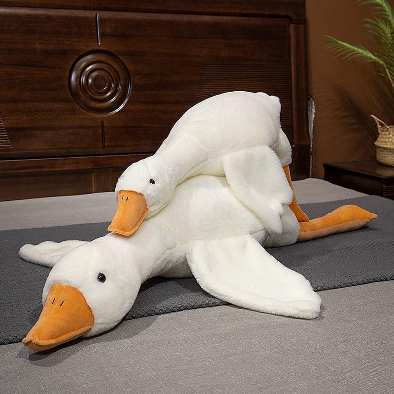 Cute Goose Design Plush Toy, Soft Stuffed Animal Plushie, Stuffed Toys for Adults, Lovely Pillow, Huggable Duck Plushie, Birthday Gifts, Decoration for Room, Halloween, Fall, Room Decor, Thanksgiving Christmas Gift Set, My First Addiction Toys