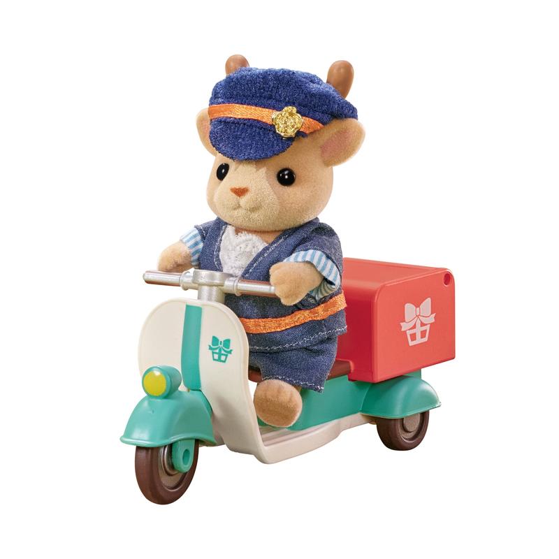 Calico Critters Delivery Driver Set, Dollhouse Playset with 1 Figure and Accessories, Online Exclusive