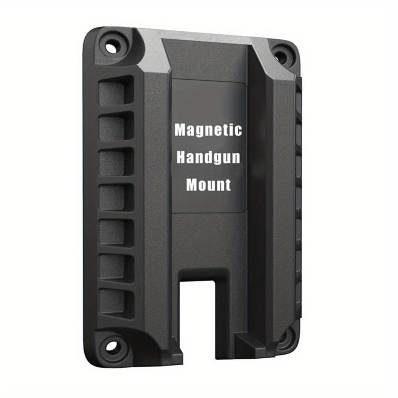 Gun magnet magnetic gun mount | HQ rubber coated gun magnet Buckler series for car, truck, desks, safes, and walls | indoor gun racks | concealed gun holder for handgun